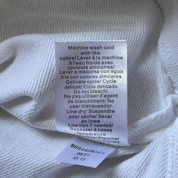 NWT Psycho Bunny Sweatshirt Mens Crew Neck Dixon Logo XXL white - Picture 9 of 9